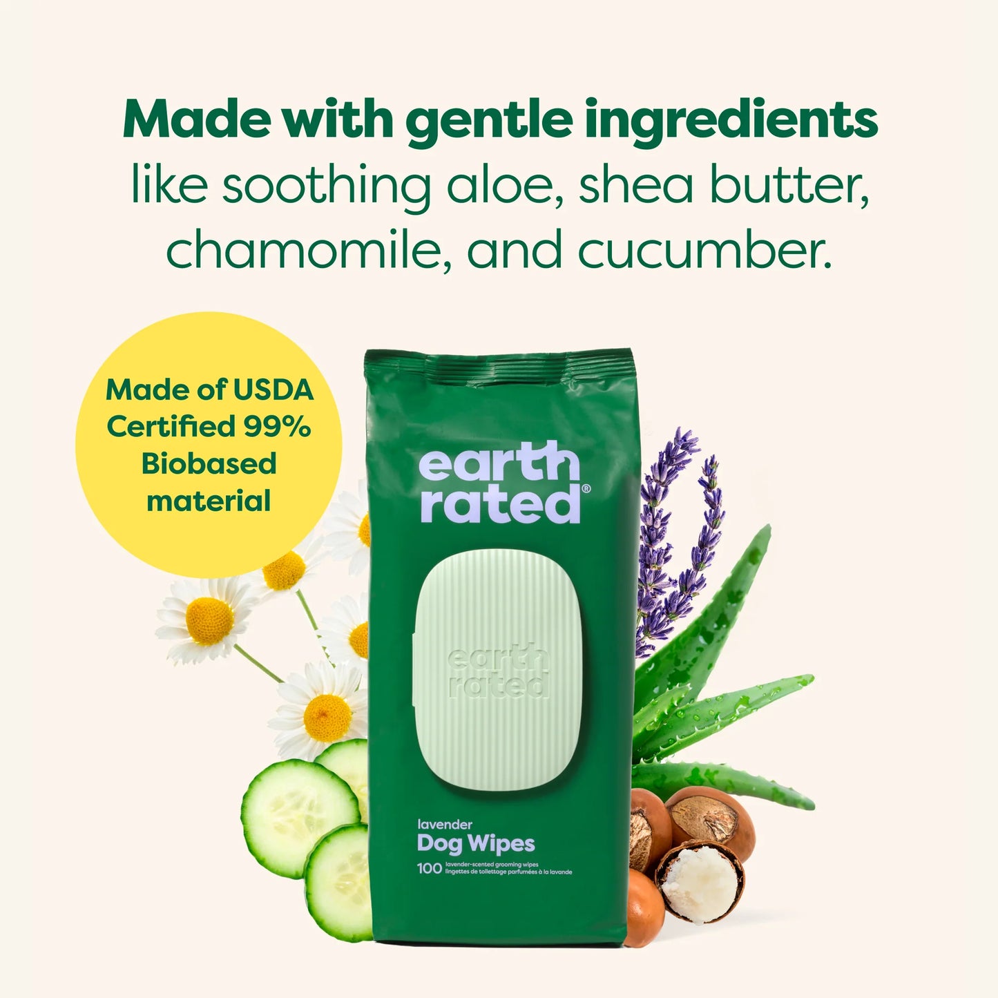Compostable Pet Wipes - Earth Rated