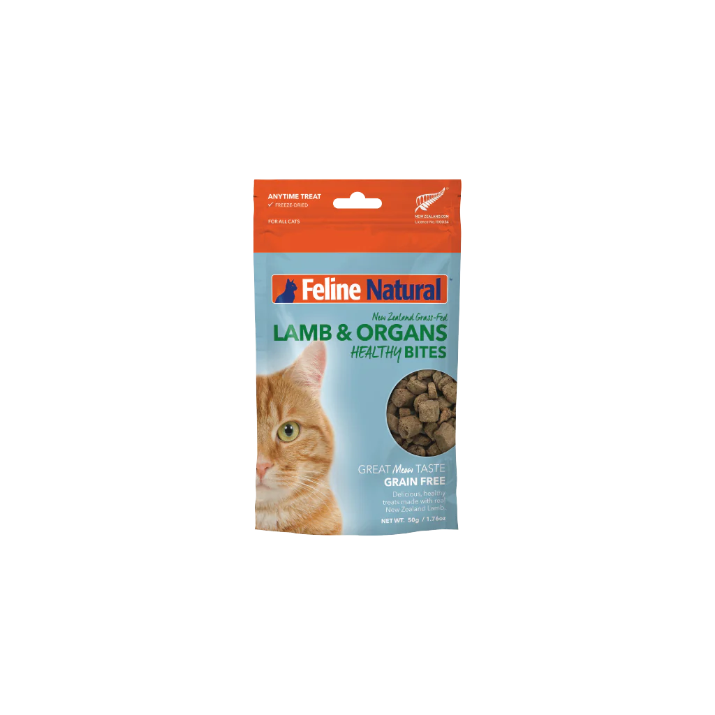 Feline Natural Cat Treats - Healthy Bites Lamb