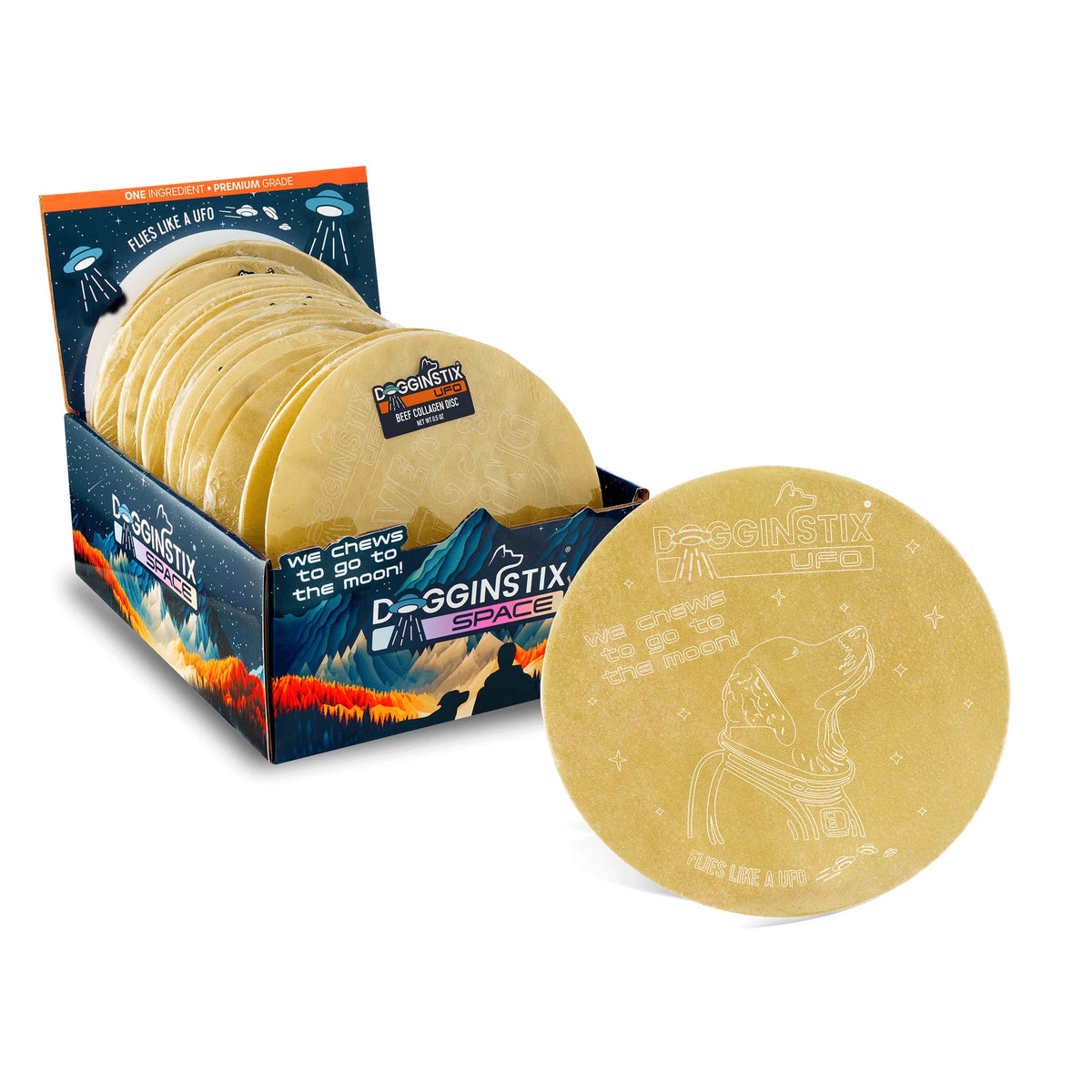 Beef Collagen - UFO Dogginstix