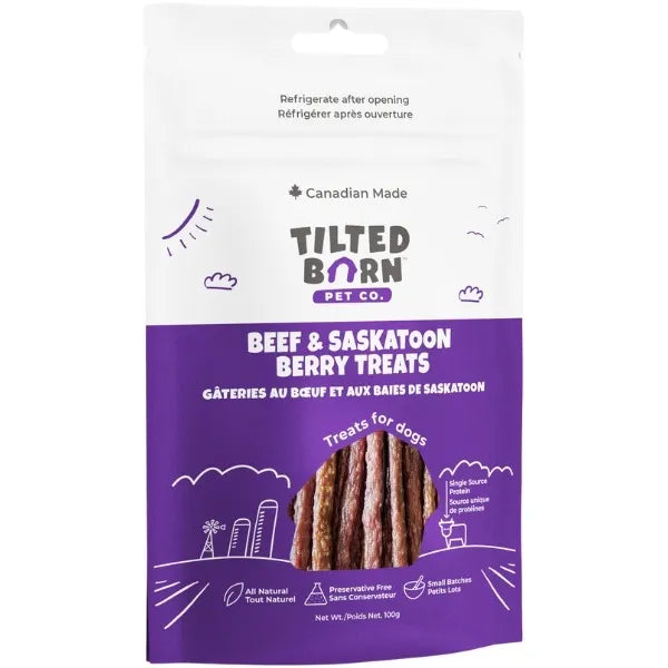 Beef & Saskatoon Treats - Tilted Barn