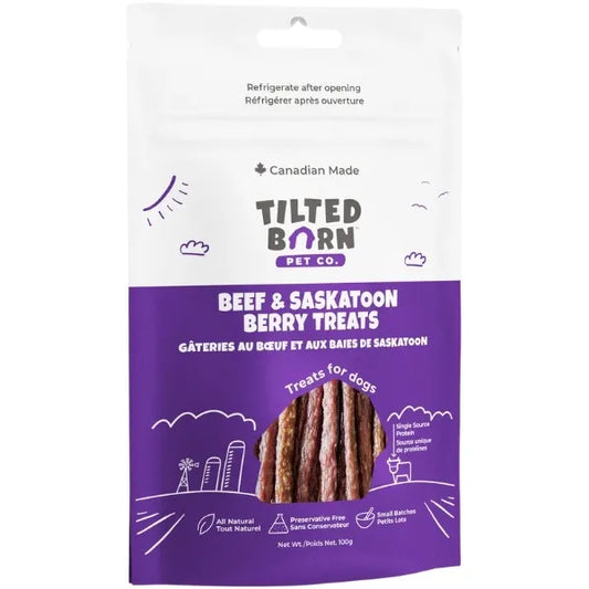 Beef & Saskatoon Treats - Tilted Barn